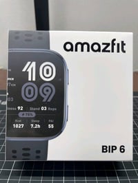 Amazfit BIP 6  متوفر قطعة واحدة فقط جديد بس مفتوح للفحص ما يحتاج وصف س...