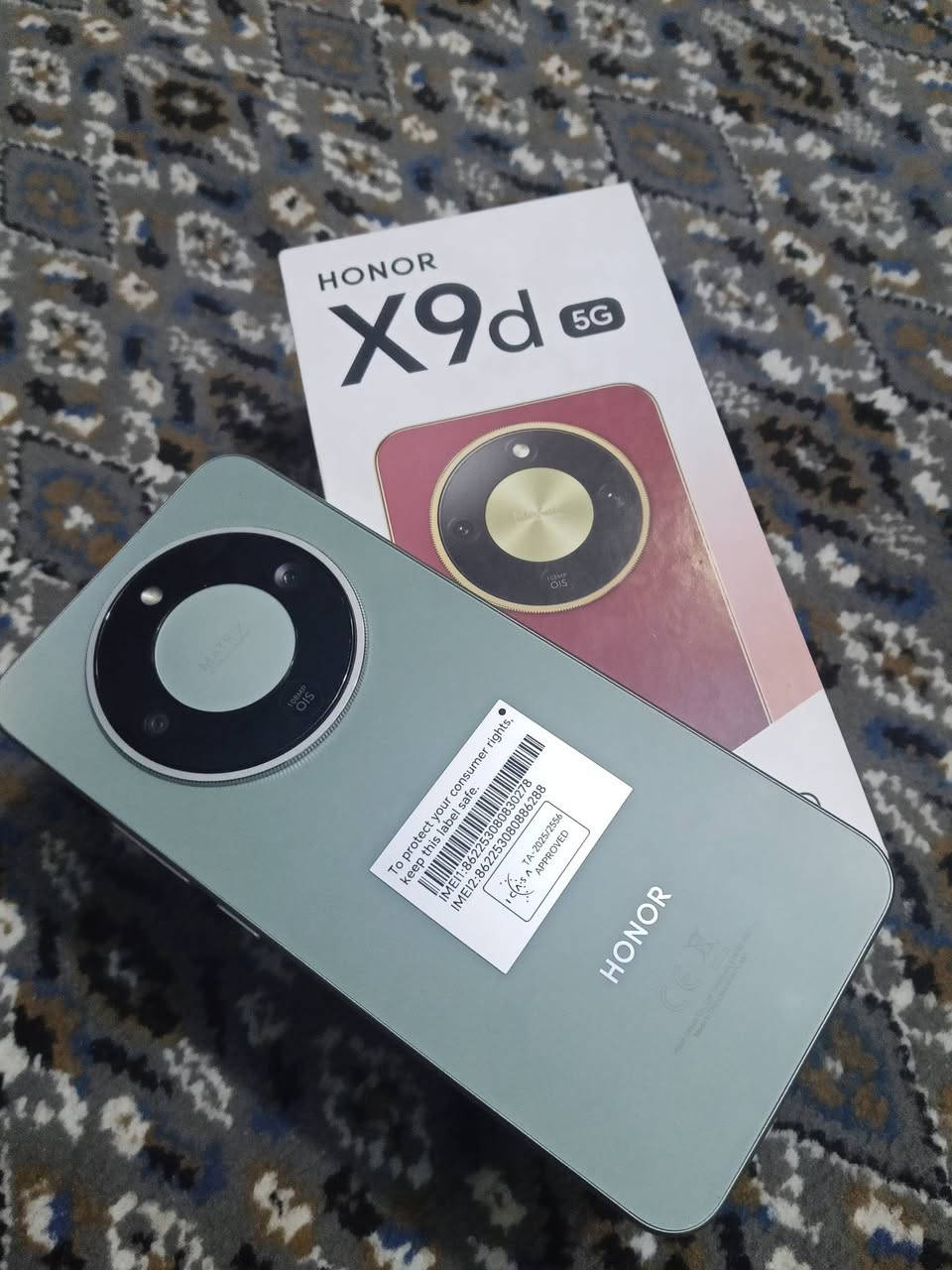السلام عليكم
هونر X9d ذاكرة 256 الرام 12 جهاز اخو الجديد شخط واحد مابي ملحقاته كاملة كارتونه وشاحنه وحافظة للسعر 375 وبي مجال بسيط مكاني بغداد حي اور


**إذا كنت صاحب هذا الإعلان وتريد حذفه لأي سبب، رجاءا أرسل رسالة إلى الدعم الفني**