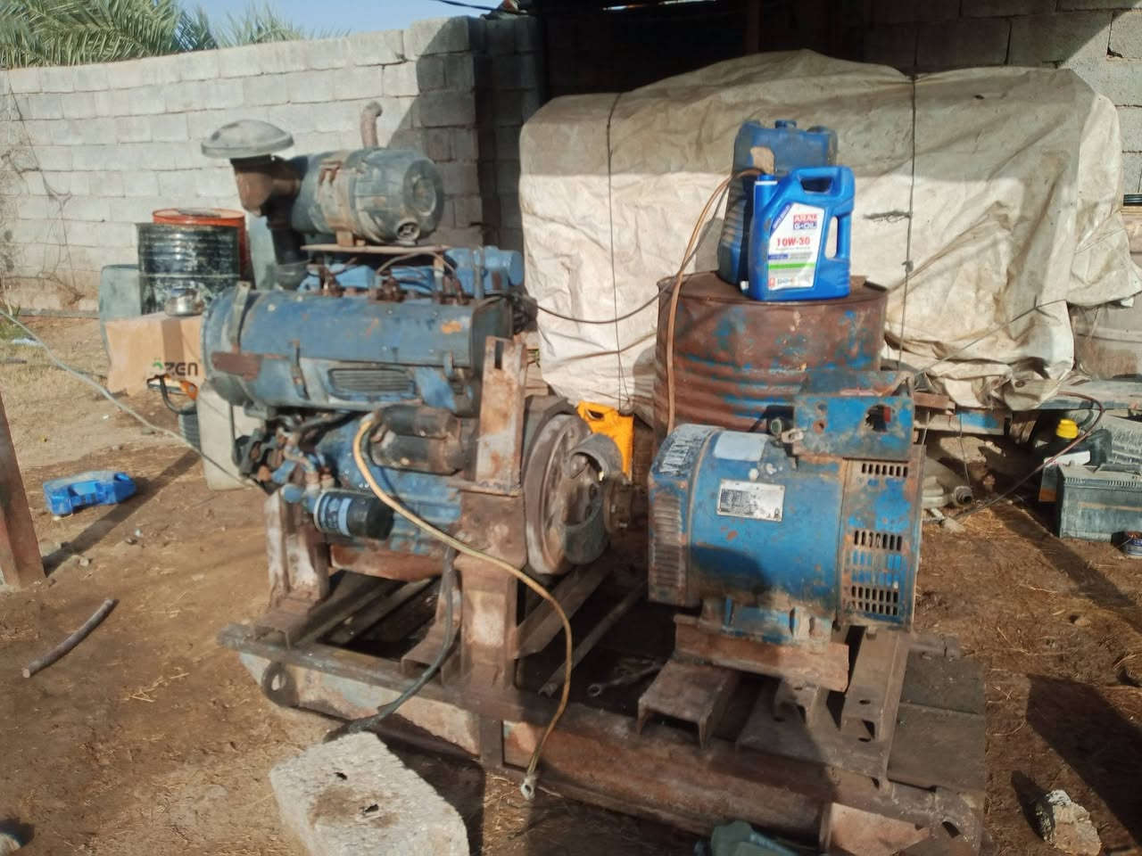 السلام عليكم للبيع مولد 3 بستم يصرف بلساعه لتر المكان واسط قضاء الصويره الهاتف ***********/***********
