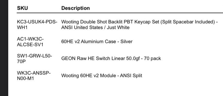 السلام عليكم
كيبورد كوستم احترافي للبيع 
Wooting 60he v2
لون أبيض
أبيض كامل
• جديد كبس شركة – ممفتوح نهائياً  
ملاحظة صور هاي حقيقة 
نوع السويج 
GEON Raw HE Switch Linear 50.0gf - 70 pack
نوع الكيس
60HE v2 Aluminium Case
نوع الكي كاب
Wooting PBT Keycap Set

السعر : 450,000 قفل قفل 
رجاءً التواصل للشراء الجاد فقط
سبب البيع : اريد لون اسود


**إذا كنت صاحب هذا الإعلان وتريد حذفه لأي سبب، رجاءا أرسل رسالة إلى الدعم الفني**
