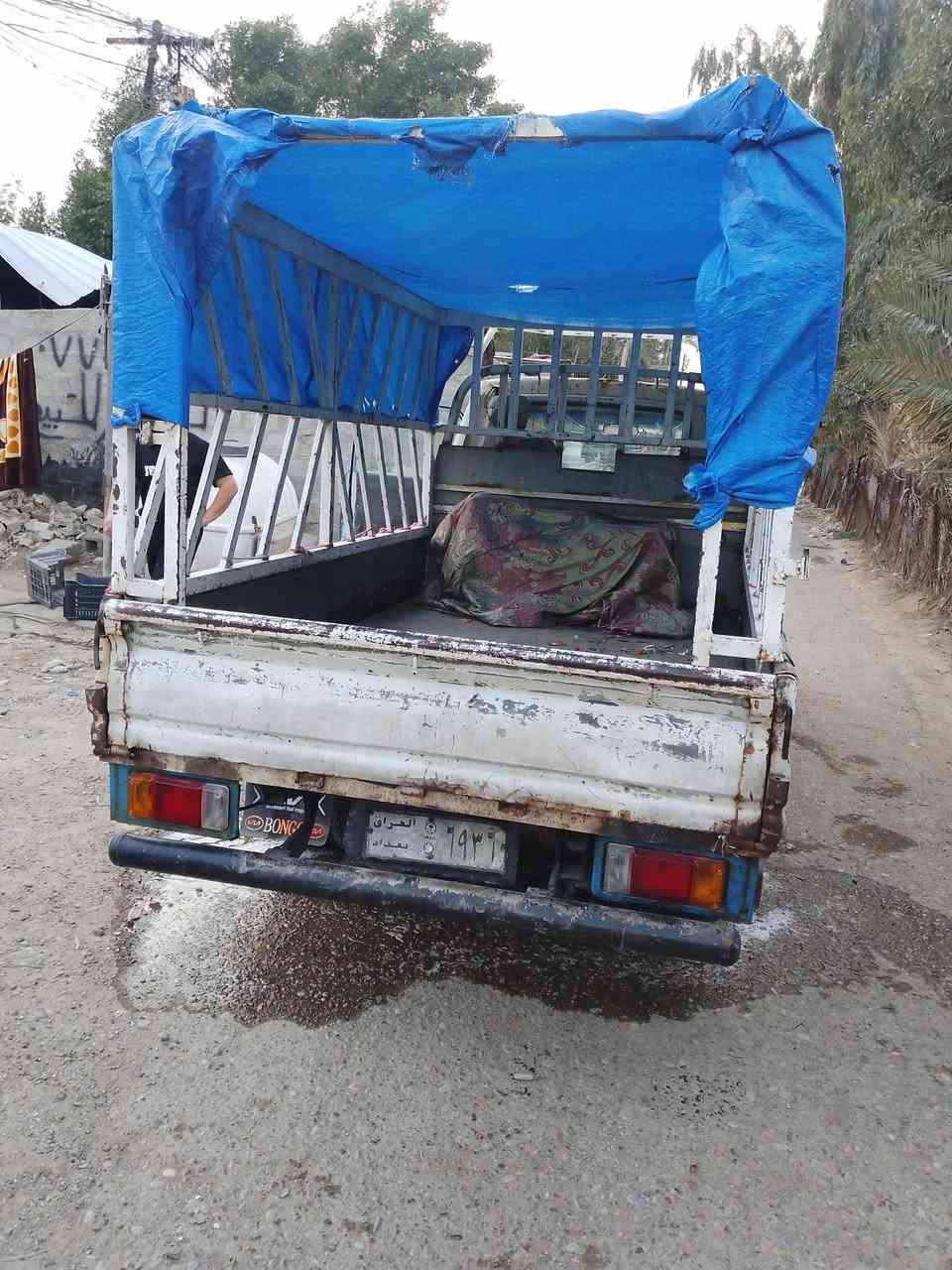 السلام عليكم كيا بنجو موديل 94 رقم بغداد صدامي ماندا الراعيه هتكفل سرقه وعشائر فقط ماكينه جير اكسنت مقفولات كهربائيات كلها شغاله تخم تاير حداديه حلوه السعر 26 وبيها مجال شيء قليل مكان بغداد الحسينيه مال راشديه رقم تليفون***********
