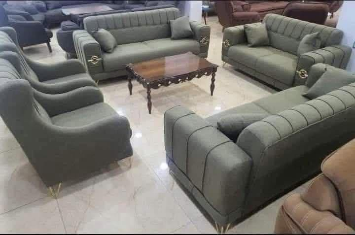 تخفيضات لمدة اسبوع فقط ❤️‍🔥

تخم 10مقعد 400الف
9مقعد ب375 الف
 8 مقعد 350 الف 
  7  مقعد 325 الف 
6 مقعد ب 300 الف 
  5 مقعد قنفه ثلاثيه وكراسي عدد2   275الف 
  5 مقعد ثلاثيه وثنائيه 250 الف

مواصفات الخشب
الظهر /چام روسي 
المقعد /بلوك اسود 
الصدر /خشب مضغوط
الاسفنج / مميز 8سم 
القماش / قديفه
الرجل / حديد
واذا(كتان) او (وتر بروف)
يصعد (25)

توصيل بغداد مجاني 🚛
اطراف 15
محافظات حسب البعد


**إذا كنت صاحب هذا الإعلان وتريد حذفه لأي سبب، رجاءا أرسل رسالة إلى الدعم الفني**