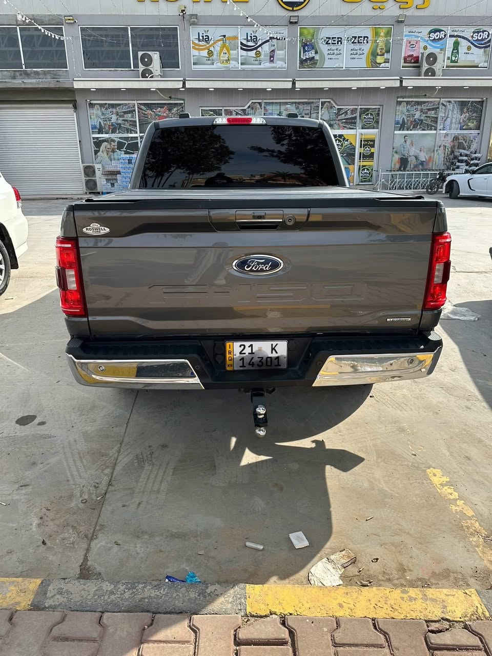 سلام عليكم للبيع فقط بدون مراوس فورد f-150 وارد امريكي ٢٠٢٣ محرك ٢.٧ تربو موصفات xle بصمه شغال جلد شاشه جبيره وباقي موصفات  ماشيه ٣٣ الف ميل بجم كبس بدون ايرباك فقط تبديل الصندوق رقم شاصي مرفق مع الصور رقم سليمانيه باسمي سعر ٣٢٠ ومجال مكان سليمانيه للاستفسار اكثر اتصال ب رقم ***********
