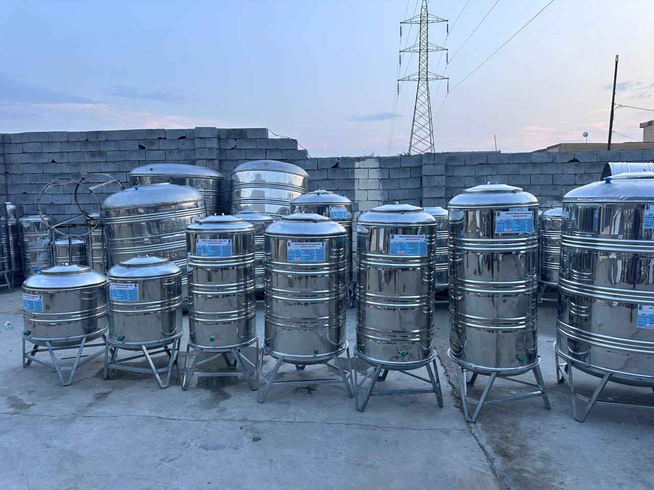 جميع القياسات متوفره
وعدنا تخفيض على حجم 500 و 1000 لتر

Tangki Stainless Steel 304
Hubungi 

لطلب والاستفسار ***********
