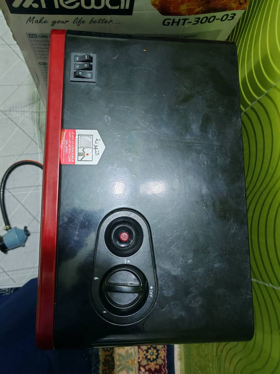 صوبة غازيه كهربائية استعمال جدا قليل مع المنظم غراض كامله السعر ٧٠ وبيه مجال *********** كوت الانوار
