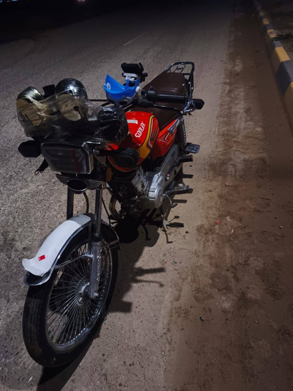 #للبيع
ايراني تايگر 2025 

5گير  دراجه شرط محرك ما مفتوح اخت لزيرو صور جديد مال الليل  وهسه 
 
دراجه شرط احلى من الصور رزانه ونشاط وكامله 

700 وبيها مجال حك جيه رقم ***********
