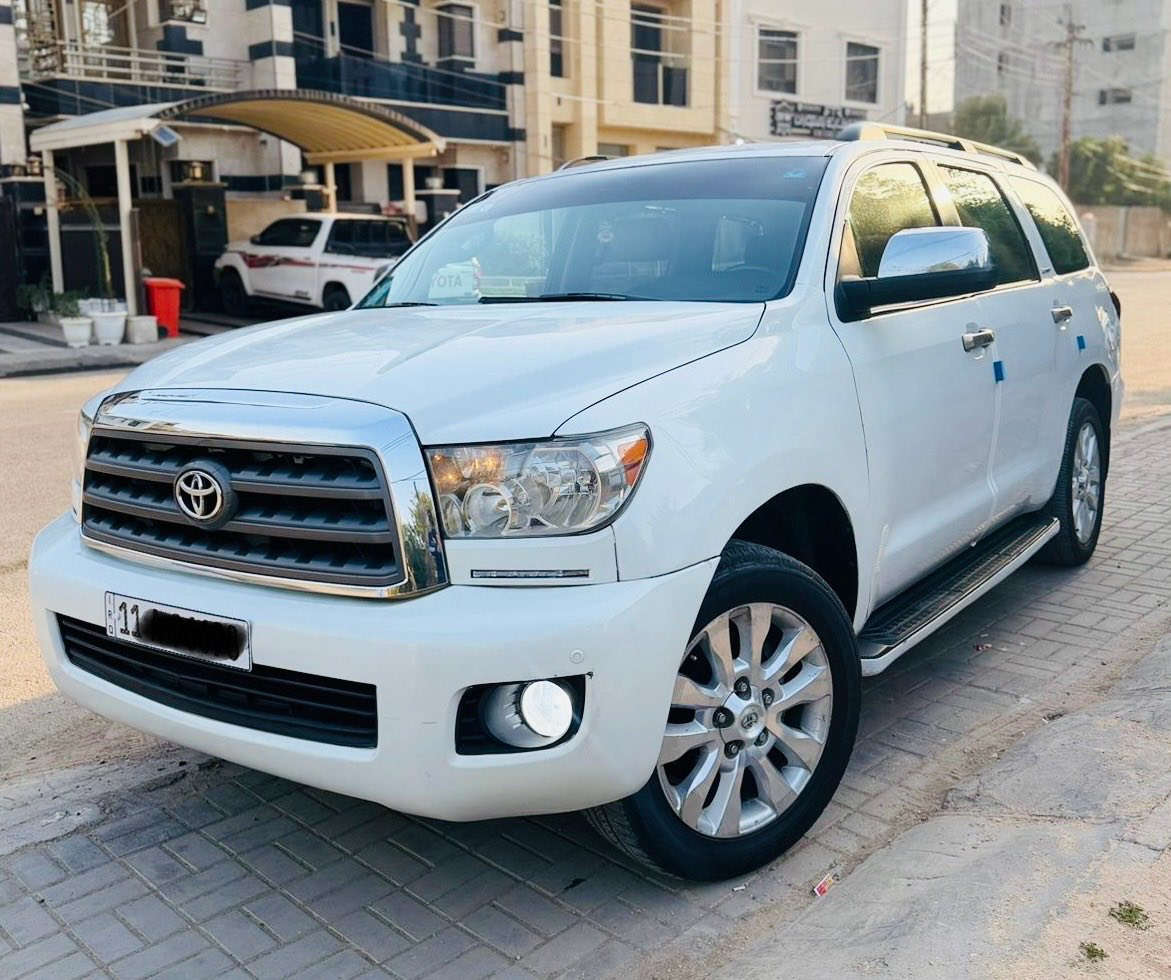 سلام عليكم
لبيع او  مراوس 
تيوتا سيكويا 
موديل 2009 خليجية 
سيارة بيه قطع صبغ ابيع احزام 
محرك 8 سلندر بلاد مكفولة
سيارة فئة بلاتنيوم 
محرك كير اكسل حدادة صدر كله مكفول 
رقم بغداد 
الاتصال هذه رقمي واتساب 
***********
