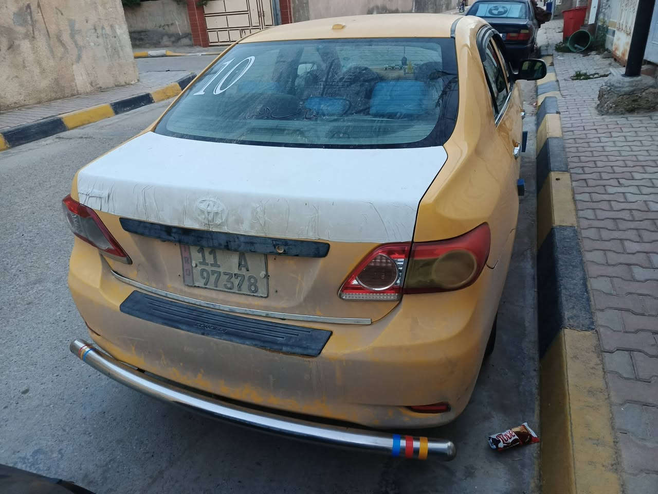 كوله موديل 10رقم بغداد جديد محدث 13
حادث بنيد جامراق بدون دواخل بدون رباك 
كير مكينه صدر أمامي+الخلفي جديد بشرط تبريد ثلجه
هيه غرامات مصفره تخم تاير جديد صار سبوع مشدود
عنوان دلي عباس المنصوريه 
هذا رقم صاحب سياره ***********
سعر اتصل فقط مكلف بنشر اخوان
