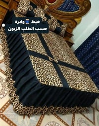 فرشة نفرين • سرير 180*200 • قماش قديفة