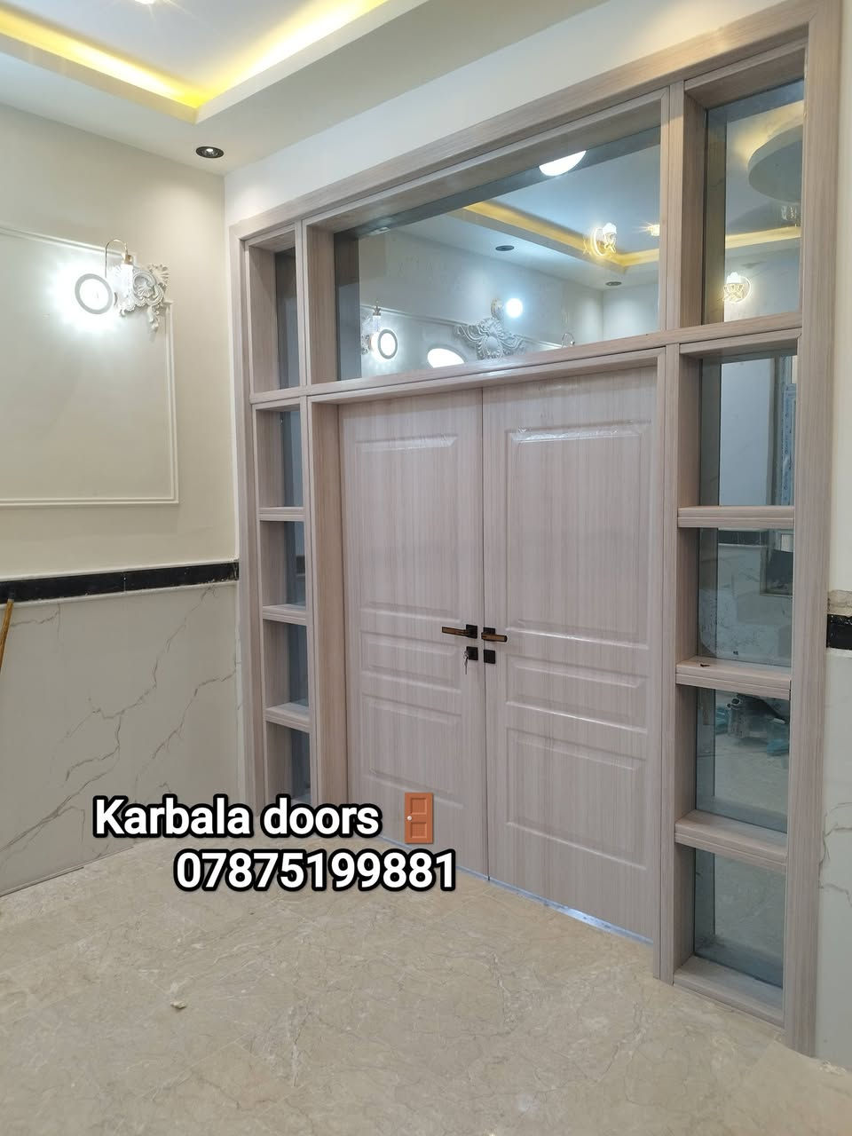 ببركة الصلاة على محمد وال محمد 

قواطع وسطية 🚪 ذات متانه عالية  واشكال مميزة  بمختلف التصاميم (مفصلي +سلايد)
اسعار مناسبة 💵 مغلفة بطبقات عازلة للصوت مع ضمان فعلي للون 
ابواب مقاومة للماء 💦 
مقاومة للتآكل (الارطة )
مقاوم للاتربة ذات ميزات عالية 
تكون مقاوم للنار 🔥 اكثر من ٧٠ دقيقة 
للتواصل والاستفسار على ☎️  📲***********

 #ابواب #ابواب_خشب #ابواب_منازل #ابواب_حديد #ديكور_منازل #تصميم_داخلي 
#كربلاء #العراق #بغداد #نجف #مشاريع_عراقية #تجار_العراق 
#عروض #تسوق #اعلانات_العراق
