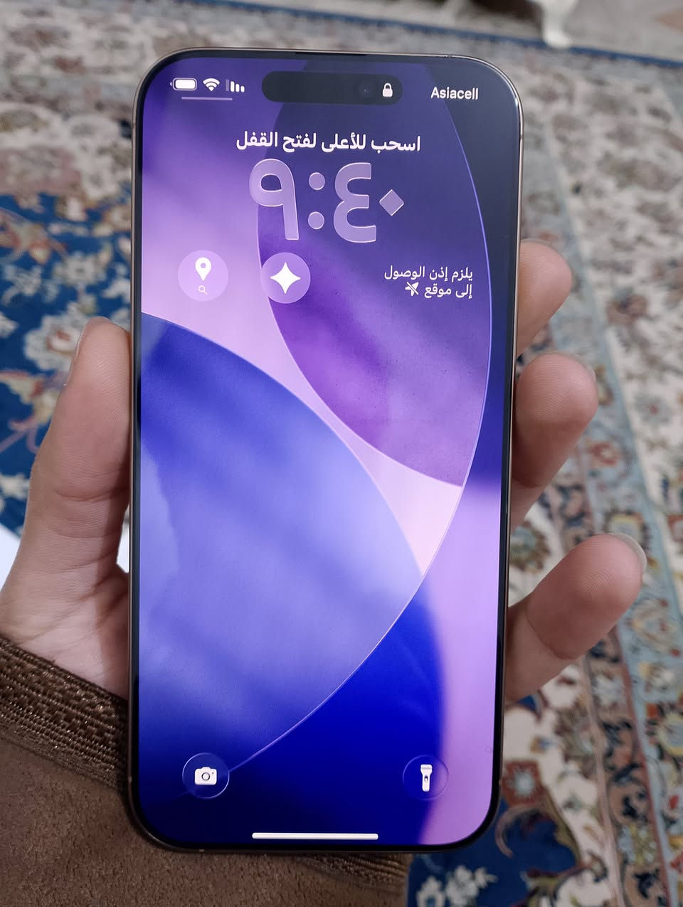 آيفون 16برو ماكس للبيع بطاريه 100
مشحون 53دوره

ذاكره 256

شرق اوسط 
دبل سيم كارت 

سعر مليون و500الف 

رقم التلفون ***********

عنوان كربلاء
