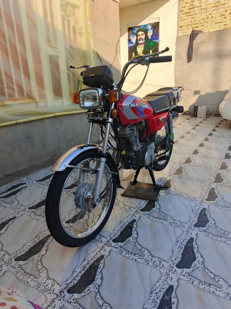 سلام عليكم  دراجه ايرانيه للبيع هاذ رقم راعيهه  عده واتساب ***********
