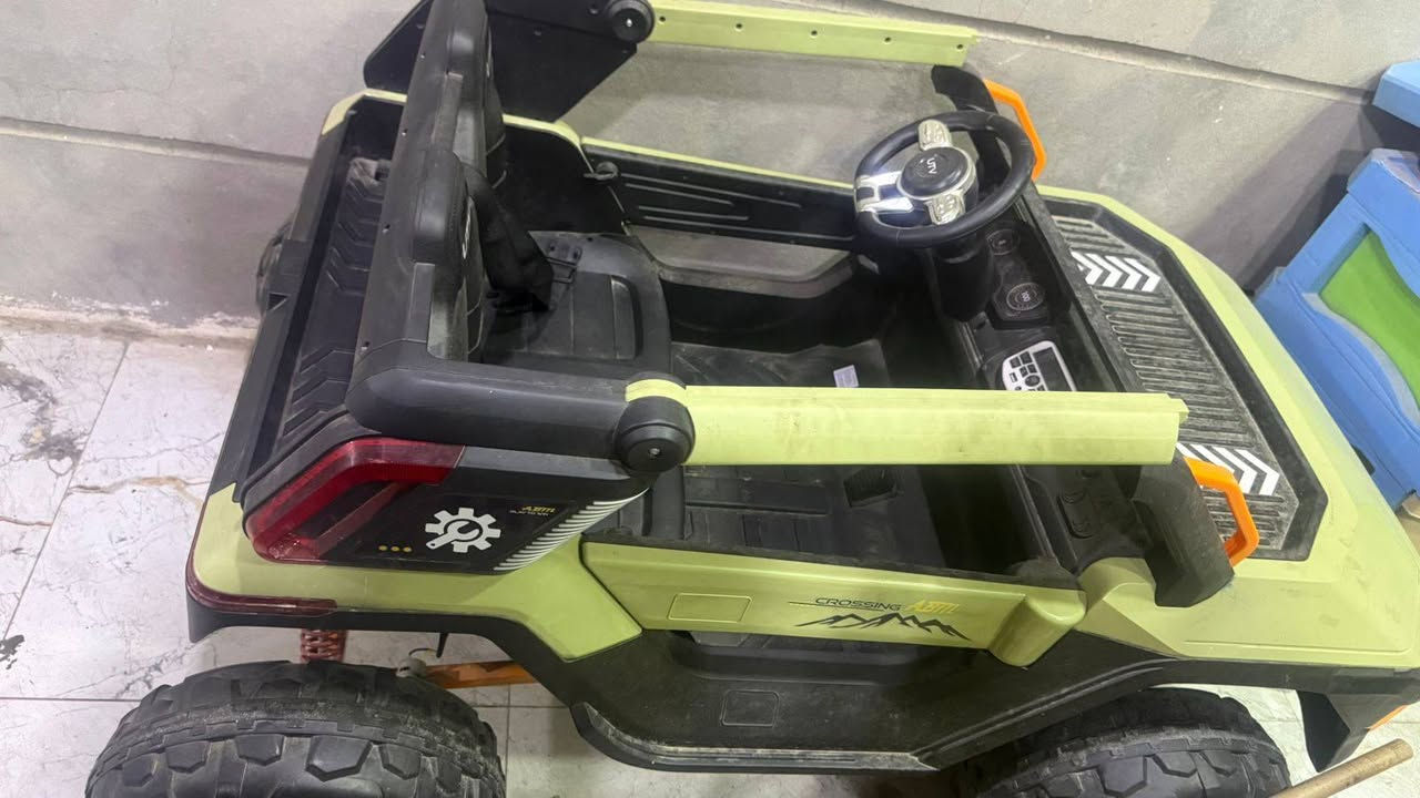 سياره طفل شحن للبيع
نظيفة مستعمله قليل
السعر 200 الف وبيها مجال
***********
عنوان بغداد سبع أبكار
