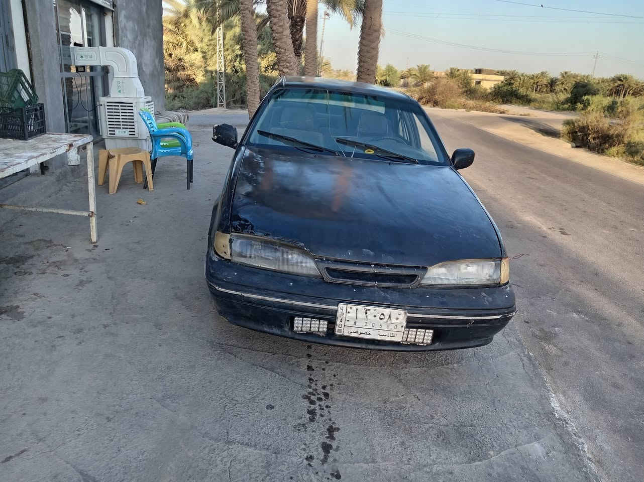 السلام عليكم للبيع او مراوس برنس 94 كير عادي رقم قادسيه تحويل مباشر سياره جاهزه محرك  كير حداديه كهربائيات كفاله تخم تاير السعر ب17$مكانه بابل القاسم ت***********
