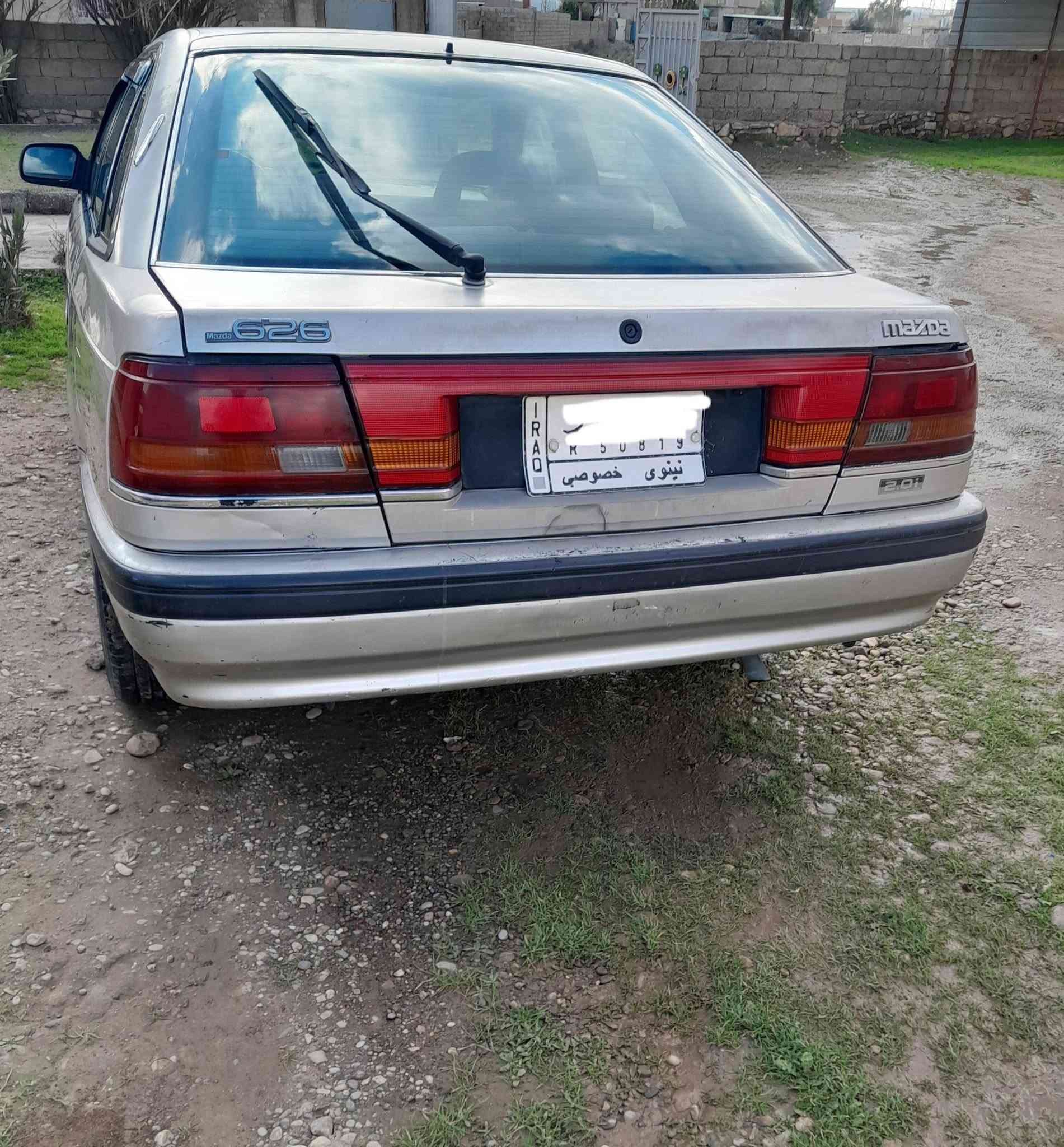 مازدا 626 موديل 90
محرك 8 بخ 
کیر و محرك نظيف
جام كهرباء + فتحة سقف سلايت                                                 شاشة ايباد + كاميرا
قفل مركزي ريمونت 
تبرید شغال
تدفئة شغالة 
كهربائیات كامل بشرط
قلیل الصرف للبانزین 
بدون صبغ بدون ضرر وبلا صدأ
طخم جدید + بطارية جديدة 
سيارة مال جناي ومصروف عليها
 رقم نينوى شرط التحويل كابون بانزين
هاتف 📞 ***********
السعر 43 وبيها مجال للشراي
