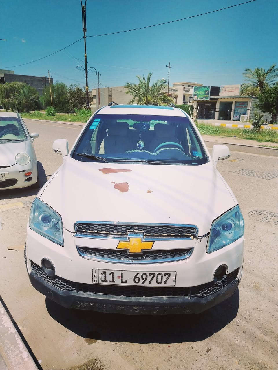 شوفرليت كابتيفا موديل 2008 خليجية
فور ويل 4WD
حجم محرك 2000
كير اوتماتيك 
سلايد روف
كشنات مخمل 
كشن سايق كهرباء 
كامرة دوارة + شاشة كبيرة وحساسات 
داش كامرة اصلية تسجيل صورة وصوت
انذار سرعة ١٢٠
دواخل عسلي جديد
داخل صاج 
طخم ويل كب جديد
صدر امامي خلفي جيد
رقم بغداد جديد
بيها صبغ شبر جاملغ امامي وشبر باب الراكب
سنويه وهزة جديدة بأسمي 
مكان بلد ***********
سعر مناسب ٧٠ وبيها مجال قليل
