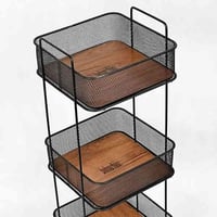 سلة خضار ستيل • طلاء أسود ثابت • بهرز سبعة نيسان