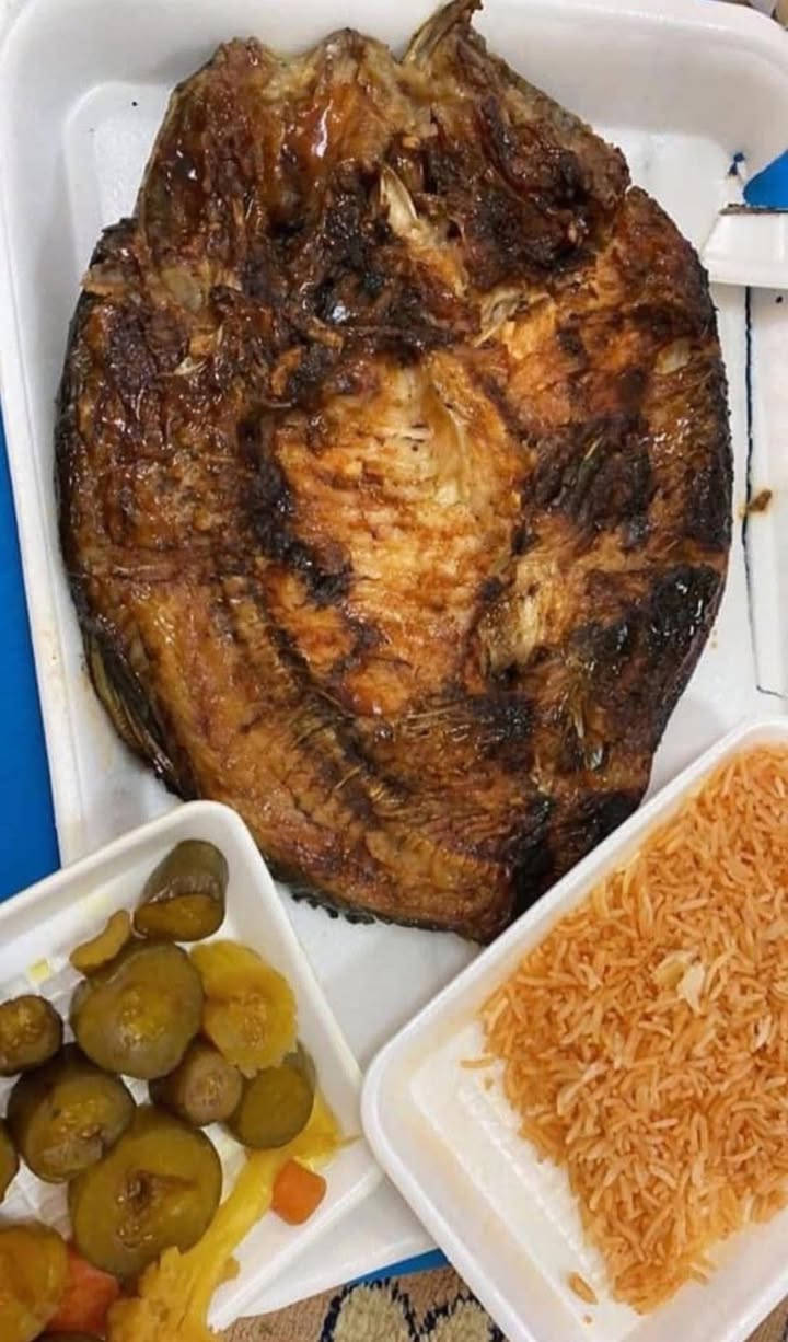 سمك مسكوف 
دجاج ع الفحم 
اجنحة ع الفحم 
مشاوي كباب تكة معلاك للحجز***********

