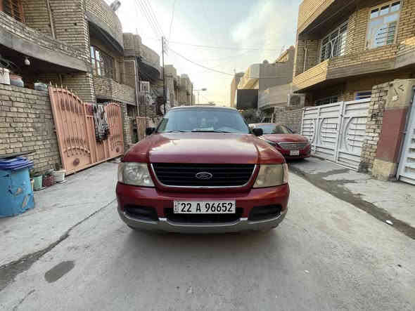 فورد اكسبلور موديل 2003 رقم شمالي سنويه باسمي لل 2030
هزه تخلص بشهر 6 الجاي
سياره اي نقص مابيها 
تخم تاير جديد 
باتري جديد 
تبريد 3 قطع ثلج 
صدر خير مـטּ الله 
دواخل السياره على بلاد كلش جديده 
سياره شمالي ومامتعوب 
بيها كم قطعه صبغ اثر الجراد فقط 
السعر 74 وبيها مجال  بسيط حك الجيه
***********

