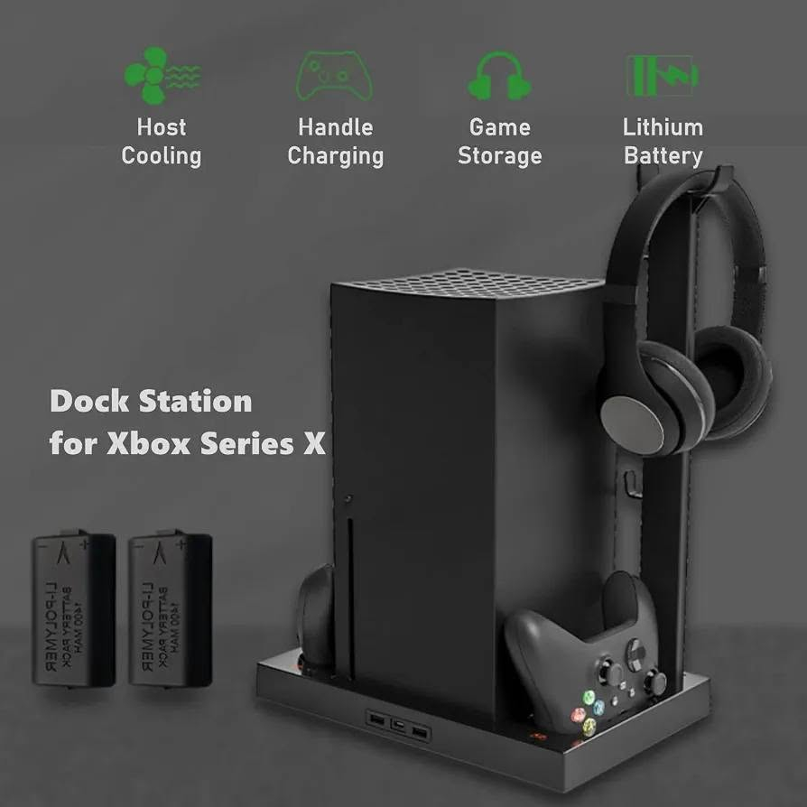 السلام عليكم
حامل تبريد متعدد الوظائف لجهاز Xbox Series X من ماركة Lictin.يتضمن القاعدة أربع مراوح لتسريع تبديد الحرارة وقاعدة شحن مزدوجة لأجهزة التحكم.يحتوي الصندوق على ملحقات إضافية مثل حامل لسماعة الرأس ومحولات شحن البطارية
السعر 30 الف


**إذا كنت صاحب هذا الإعلان وتريد حذفه لأي سبب، رجاءا أرسل رسالة إلى الدعم الفني**