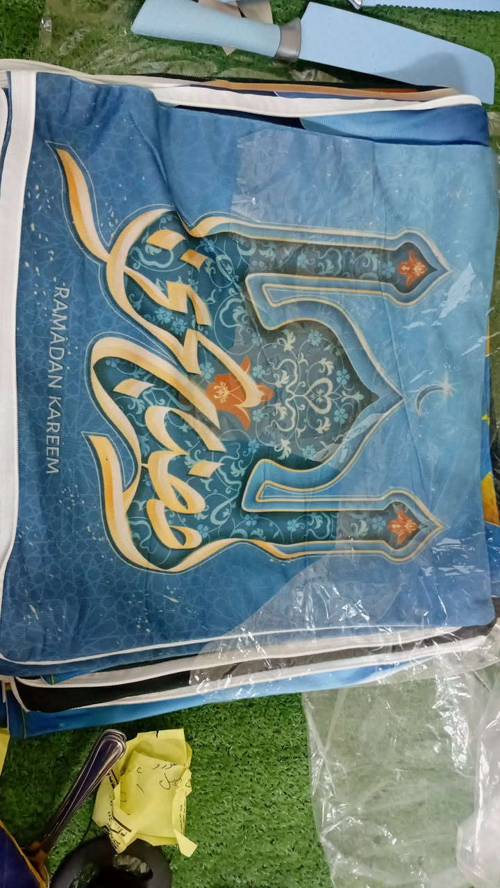 يا لله اللهم صلى على محمد وال محمد 
توفر وجه كوشه رمضاني قياس ٤٠ سم 
سعر الدرزن ١٢ قطعه ١٠ ألف الدرزن مشكل نقشات 
يوجد توصيل جميع المحافظات 
للحجز والاستفسار مراسله الصفحه


**إذا كنت صاحب هذا الإعلان وتريد حذفه لأي سبب، رجاءا أرسل رسالة إلى الدعم الفني**