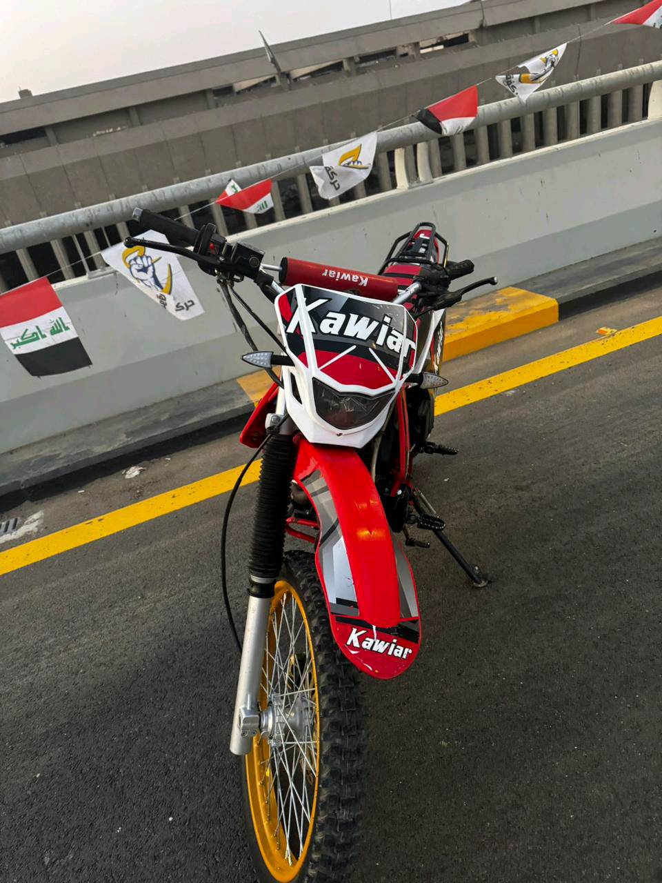 دراجه قفاز كواير موديل 2025 ماشيه 6 الاف حقيقي دراجه بلد مكفوله كفاله عامه اي نقص مابيه 