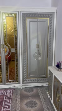 غرفه نوم جديده كلش صارله شهر ما مستخدمه صاج عراقي ألوان نضيفه ما مستعم...