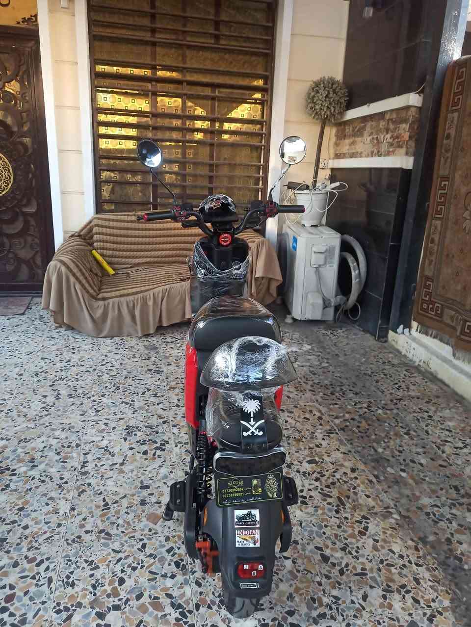 السلام عليكم دراجه نوع ار 9 للبيع السعر 550 بها مجال موديل 25 مكاني بغداد جديده رقم 10 رقم تلفوني***********
