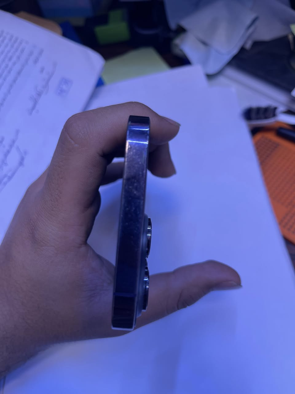 سلام عليكم 14 pro max للبيع السعر ٦٥٠ الف وبي مجال بسيط الجهاز مبدل شاشه وظهر وواكف كامره اماميه وفلاش. مكاني الحريه للتواصل ***********
