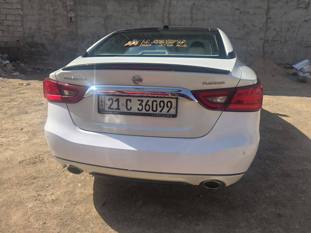 نيسان مكسيما ٢٠١٦ بلاتينيوم فول مواصفات
قطعة وحدة بدون دواخل جامرلوغ السكن مبدل بأمريكا جديد فول للأخير محرك ٦ سلندر ٣٥٠٠ فول حساسات اربع كامرات ٣٦٠ درجة كشنات جلد كهربائي تدفئة تبريد استيرن كهرباء نقطة عمياء سايد روف بانوراما بردة خلفية كهربائية استيرن كهربائي لون ابيض صدفي شاشة سيدي دمام قطعتين تبريد تشغيل عن بعد نظام اسبورت يعني صاروخ شلعة كير اوتو وعادي تايرات جدد باتري جديد دهن كير جديد  محرك نظافة مئة بالمئة 
اخوان لاتقارنها بأي سيارة نيسان بس الصاعدها يعرفها السيارة بأسمي تحويل ثاني يوم سيارة مال جناي امانة الله المكان ديالى بعقوبة المفرق السعر١٥٥ وبيها مجال بسيط حك الجية للاستفسار على الرقم ***********
