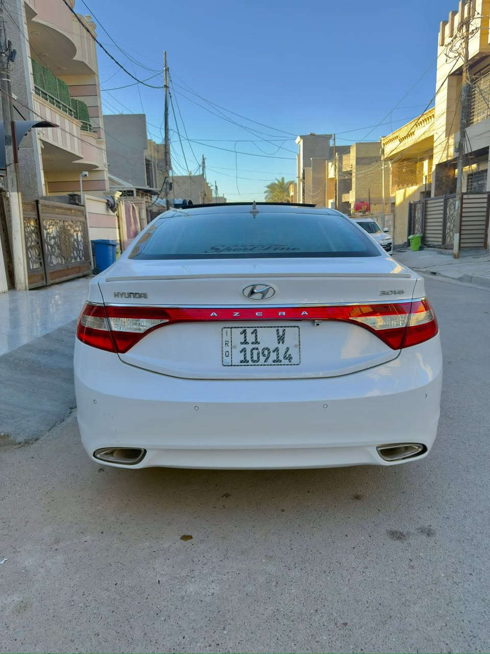 هونداي ازيرا 2014 خليجي
محرك V6
رقم بغداد انكليزي وباسمي
هزه جديدة
حساسات خلفية
مري شفط
تحكم ستيرن جهتين
اشاير بالمري

بلوتوث + Aux + USB

بانوراما
كشنات جلد
كشنات امامية كهرباء
تبريد قطعتين
3 بردات

بيها صبغ بين الباب والجامع قليل وباب كيلر بدون دواخل
السعر 120وبيها مجال
العنوان بغداد الدورة

للاتصال: ‭0772 454 6915
