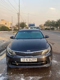 كيا اوبتما 2018 s  وارد امريكي  سياره حادثه دعاميه خلفيه  وجاملغ وباب ...