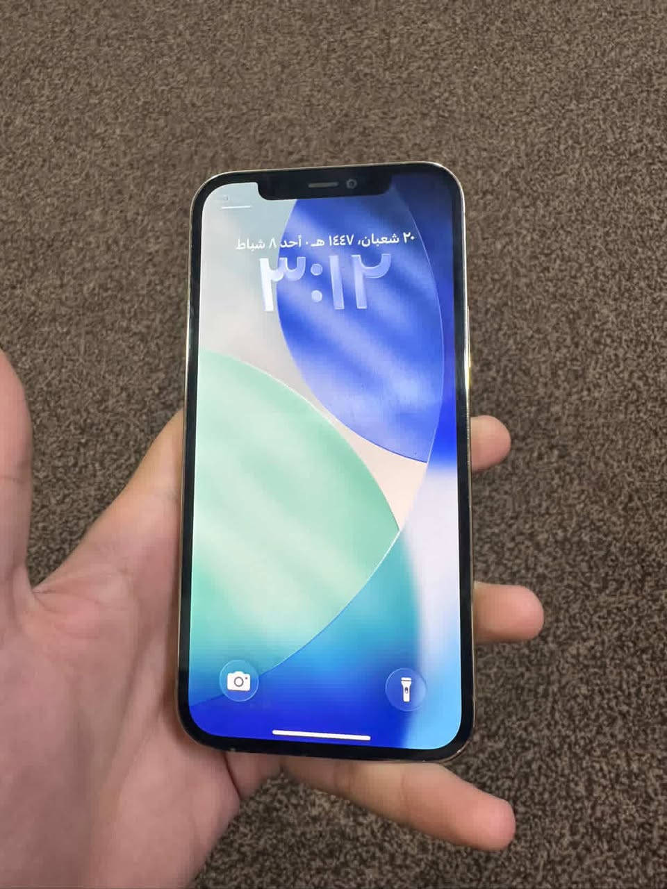 ايفون 12  برو لون ذهبي مميز الجهاز مكفول كامل ع وضع الشركه ممفتوح الجهاز عربي بطارية 80 ذاكره 128 الجهاز زلغ واحد مابي كلش نظيف سعر الجهاز 325 وبي مجال بسيط العنوان بغداد المنصور رقم تلفون *********** وموجود ع فيس الي يريد يراسلني
