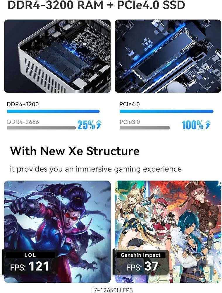 السعر قفل ٢٧٥ الف بدون عملة
جهاز كمبيوتر صغير MINISFORUM UN1290، معالج Intel Core i9-12900HK من الجيل الثاني عشر (14 نواة/20 خيطًا)، إصدار Barebone، منافذ HDMI/DP/USB-C تدعم دقة 4K بمعدل 60 هرتز، فتحة لمحرك أقراص صلبة 2.5 واي فاي 6E/BT5.2/2.5G LAN، 4 منافذ USB


**إذا كنت صاحب هذا الإعلان وتريد حذفه لأي سبب، رجاءا أرسل رسالة إلى الدعم الفني**