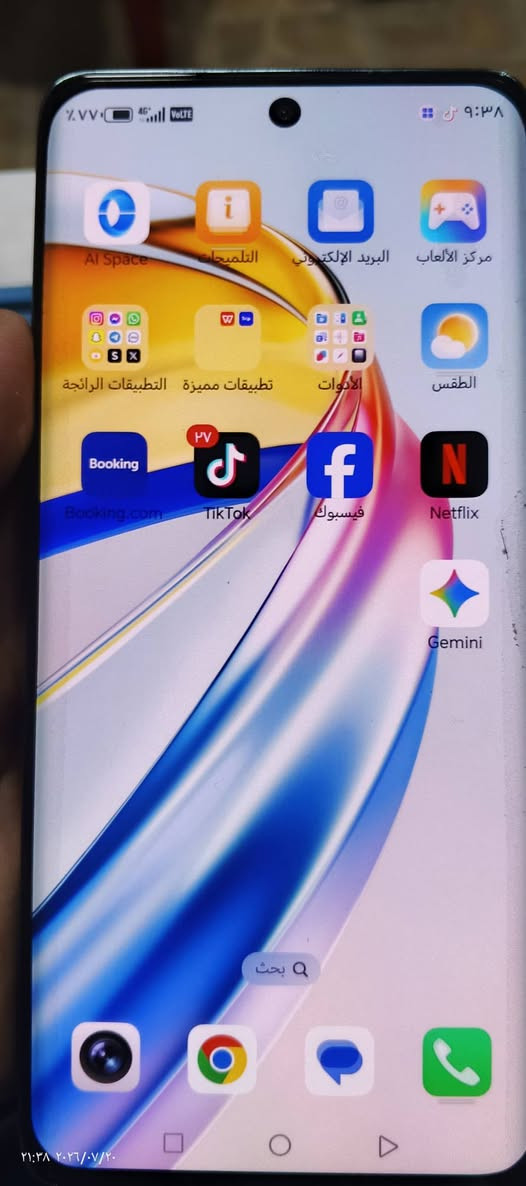 Honor X9b
الذاكرة الداخلية: 256 جيجابايت.
الرام (الذاكرة العشوائية): 12 جيجابايت
شاشه مبدله اصلية
سعر 270 بي مجال 
***********
