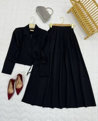 سترة وتنورة • هوريم دابل تركي • مقاسات ٣٨-٤٨