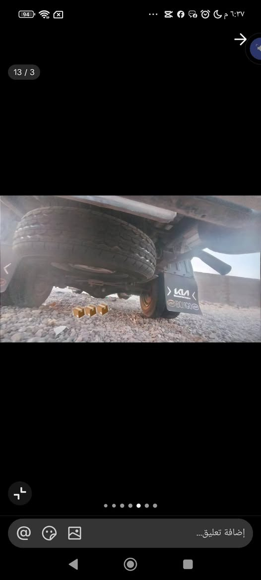 السلام عليكم للبيع كيا حمل 2018 بنجو السعر 120 وبيها مجال جير ومحرك عالشرط بدون محجر/***********
