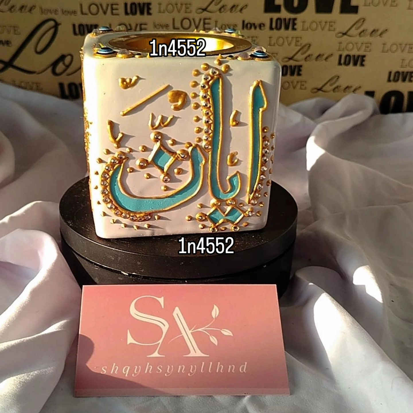 عشقي_حسيني_للهاند_ميد
#جزء_من_عملي🌸
شغلي حسب الطلب 🩷
يوجد خدمة توصيل داخل الكوت والمحافظات 🚖🚕
لطلب والاستفسار دايركت 📦📥
#اكسبلور_فولو_للبيج❤️
#followme


**إذا كنت صاحب هذا الإعلان وتريد حذفه لأي سبب، رجاءا أرسل رسالة إلى الدعم الفني**