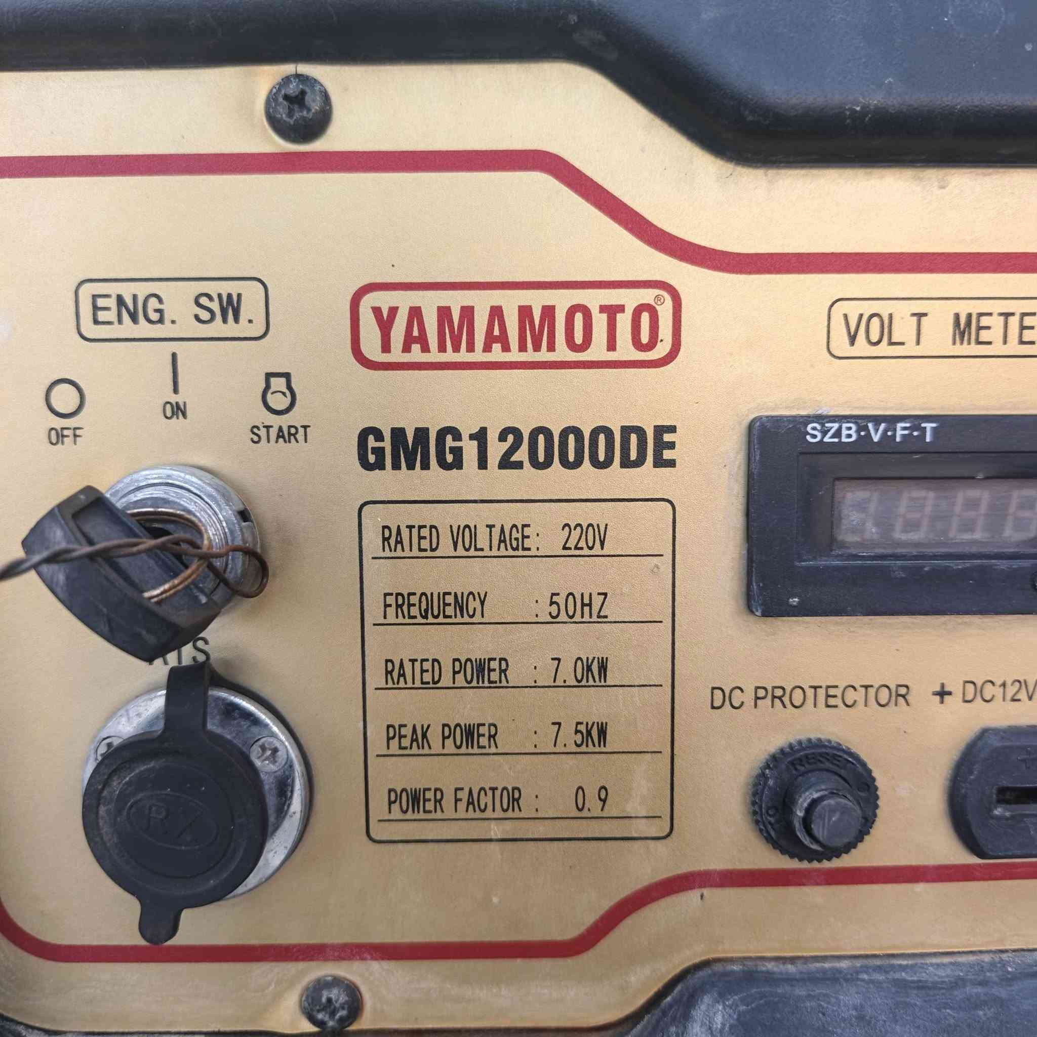 مولده للبيع نوع
YAMAMOTO GMG12000DE
النوع: مولدة بنزين (تشغيل كهربائي بالمفتاح)
الموديل: GMG12000DE
الفولتية: 220 فولت
التردد: 50 هرتز
القدرة المستمرة (Rated Power): 7.0 كيلوواط
القدرة القصوى (Peak Power): 7.5 كيلوواط
معامل القدرة (Power Factor): 0.9
مخرج DC: 12 فولت (للشحن)
المولده نضيفه كلش ومشتغله موسم واحد فقط 
ملاحضه السلف عاطل جان يشتغل هسه بس هندر
ملاحضه المولده يمكن تربط جهاز تشغيل واطفاء ذاتي
السعر   500   وبي مجال 
العنوان ديالى بعقوبه تقاطع الساده
رقم الهاتف  ***********
