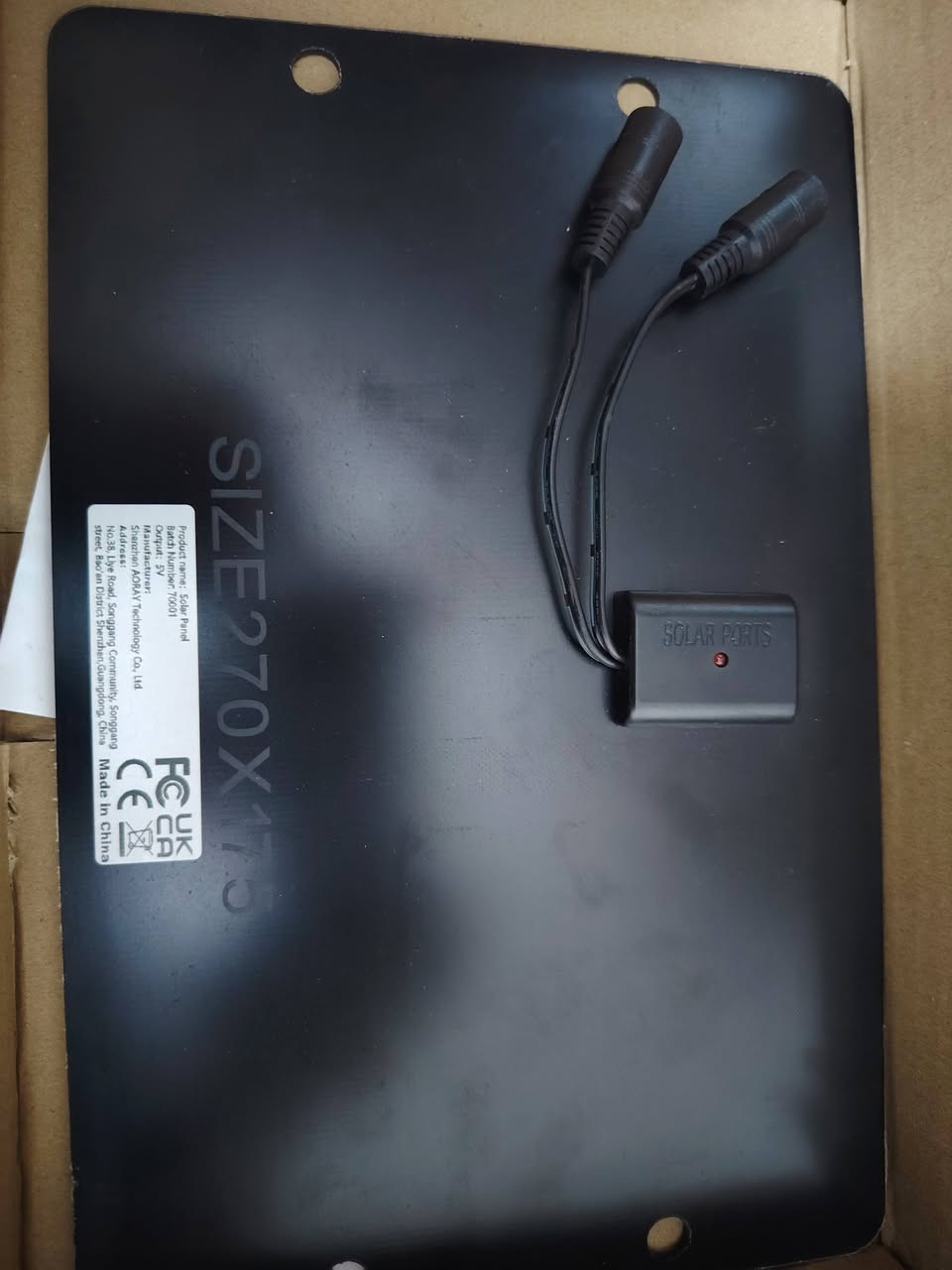 لوح شمسي
قياس 27*17
10 الاف
توصيل كل العراق 5 الاف


**إذا كنت صاحب هذا الإعلان وتريد حذفه لأي سبب، رجاءا أرسل رسالة إلى الدعم الفني**