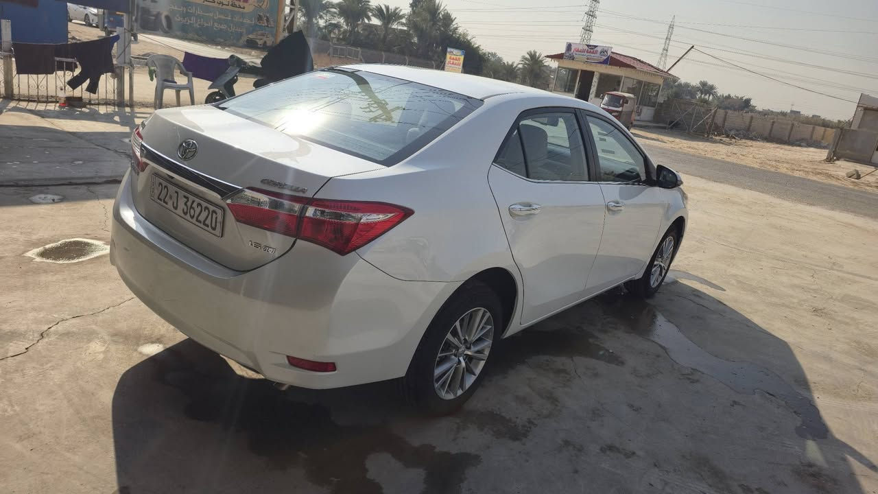 كورلا موديل 2014 خليجي وكالة جيهان رقم أربيل الجديد بأسمي شرط التحويل هزة وفحص وسنوية كله جديد ماشية 110 الف كيلو محرك 1600 فول مواصفات عدى الفتحة ....
مكفولة من الصبغ عدى الدعامية الأمامية والباقي موضح بالسونر مرفق مع الصور.. محرك كير مكفول 
بصمة / 5 ويل كب/ حساس خلفي أصلي/ كامرة بالمراية/ مري شفط/ أربعة دسك/ وبعد اكو مواصفات معروفة للجناي 
مكاني بغداد 
السعر 148 ورقة وبيها مجال بسيط 
***********
***********
