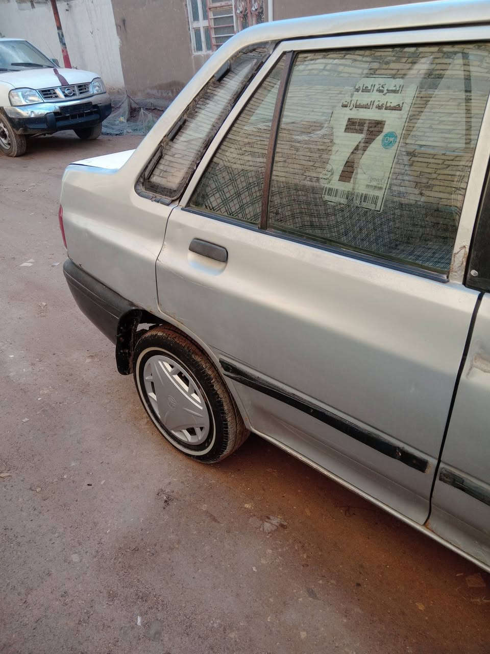 اسلام عليكم سايبه موديل12مكينة وكير نضيفات تخم تاير ابو الخطة  كهربايات شغالة سعرهة27 هاذة رقمي***********
