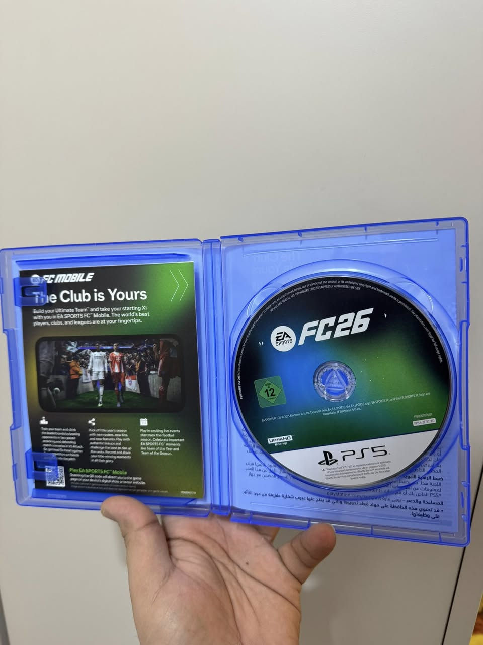 فيفا 26 و GTA5 للبيع
السلام عليكم 

توصيل متوفر لكل العراق

فيفا FC 26 شبة جديدة نضافة 100‎%‎ 

الله شاهد صار 4 ايام من فتحتها من الجيس

الجيتي اي نضيفة 100‎%‎ شغالة وبدون اي شخط

الفيفا 55 الف مع التوصيل 

الجيتي اي 25 الف مع التوصيل

اثنينهن بـ 75 الف مع التوصيل 

الاسعار ثابتة لطفاً ❤️

واتساب ***********
