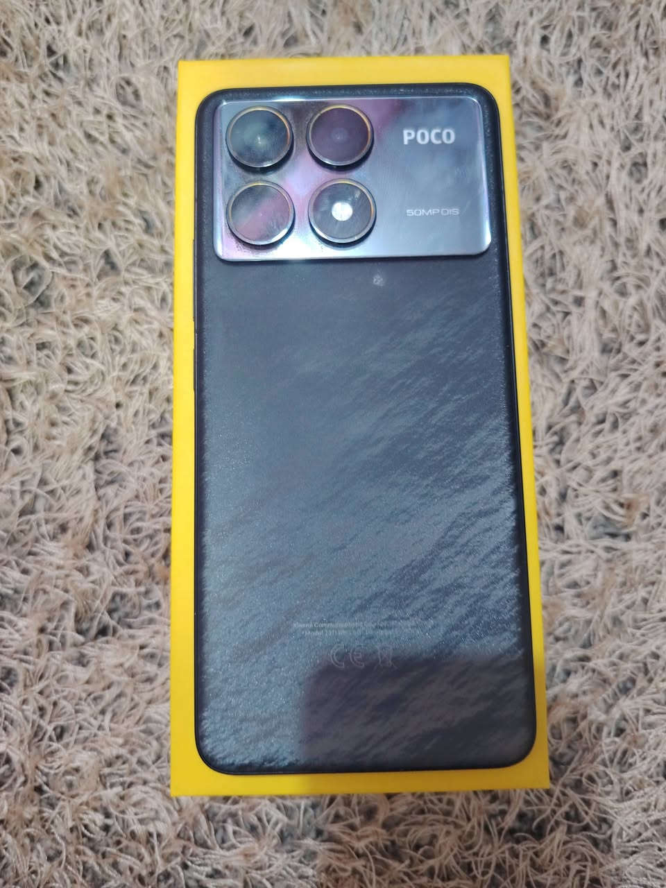 جهاز بوكو اف 6برو   POCO F6pro جهاز نضيف نضافته80% مابي اي شي  وياه ملحقاته سعره 400بي مجال   عنوانه بغداد المعامل رقم هاتف ***********
