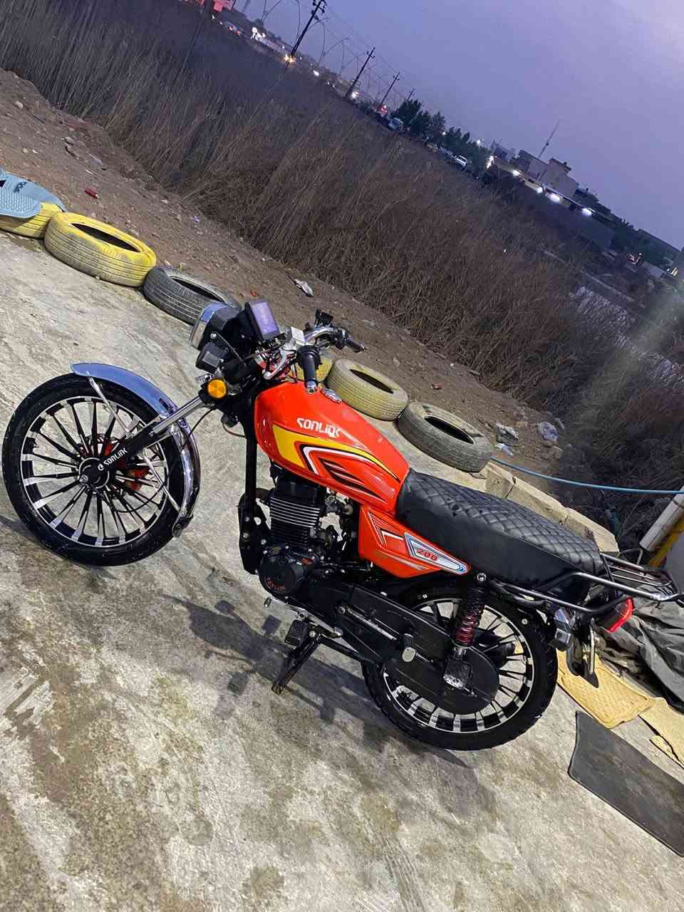 دراجه سيفان موديل 2025دراجه مكينه ضاغطه وزنجيل مكفوله اي نقص مابيها الاستفسار تصل على الرقم (***********)سعرها 760وبيها مجال مكاني قضاء الخالص ناحية هبهب
