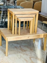 سيت ٣+١ • خشب صاج • تركي