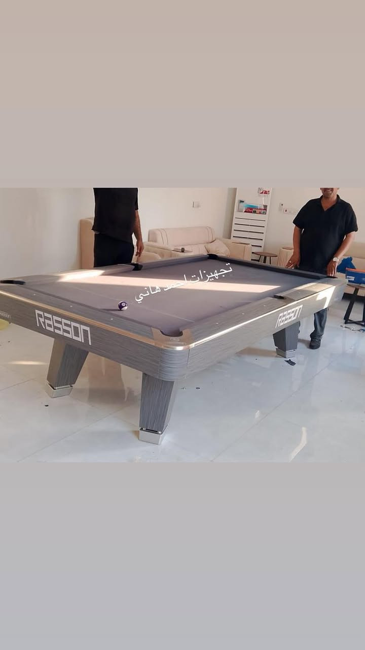 السلام عليكم تم بعون الله وصول صاولات بليارد

اصدار 2026  ضمان 5 سنوات حقيقي 

نوع (سوبر ماستر تك شاصي) 
(سوبر ماستر دبل شاصي)
(رايسون شاصي حديد)
(اسباير شاصي حديد )

عنوانه بعداد حافض القاضي شارع الوصط تجهيزات احمد هاني

للستفسار *********** —*********** احمد 
متواجد واتساب
