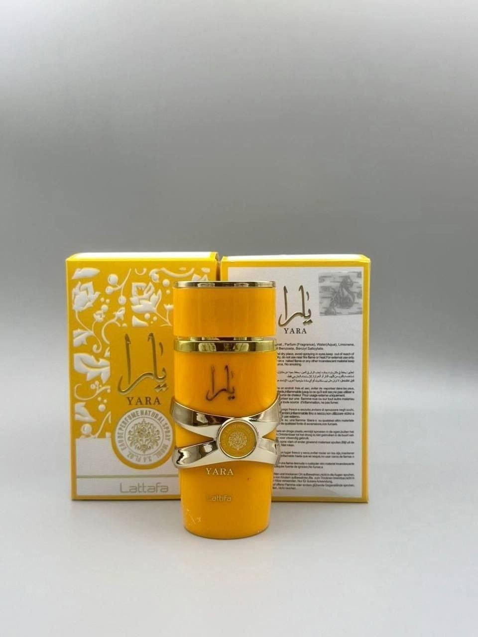 🤍عطر يارا YARA 🤍
عطر يارا الجذاب و المثير 🥰

عطر يارا للمرأة الحساسة والهادئة ⚘ذات عبوة جميلة وتصميم رائع 👌 
"يارا" هو عطر أنثوي من لطافة يكشف عن روائح حسية ولطيفة وبودرية.
العطر مخصص للنساء.
مقدمة العطر: البرتقال واليوسفي والكمثرى.
القلب: الورد ، فيولا.
روائح قاعدة العطر: ارز ، فانيليا 
عطر راقي هادئ  عطر رومانسي 😍
🌸  Eau de Parfum yara 100ml

السعر 8


**إذا كنت صاحب هذا الإعلان وتريد حذفه لأي سبب، رجاءا أرسل رسالة إلى الدعم الفني**