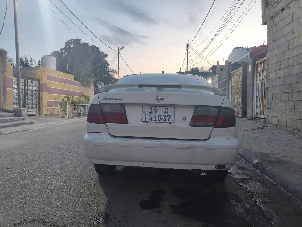 السلام عليكم للبيع نيسان بريميرا موديل 96 جاهزه حداديه مكينه كير مشروع وطني سنويه للـ2031 بيها طخطخات بسيطه ب35 وبيها مجال مكان السياره كربلاء للاتصال ***********
