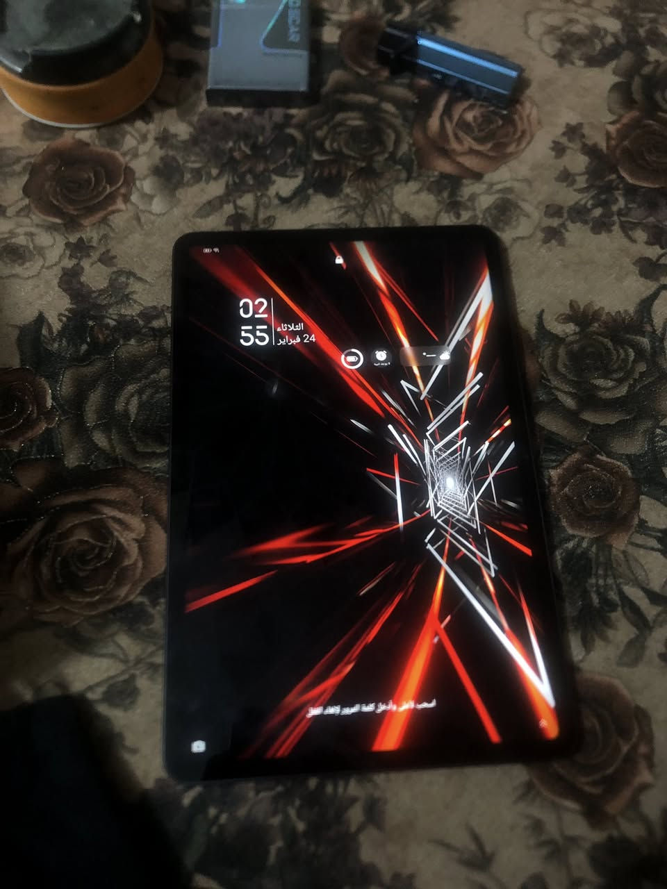 ايباد ريد ماجك نوفا
جهاز فول نضافة 

ذاكرة 256

شاشة 144هرتز

نضام تبريد بالجهاز يعني انسه الحماوة

اضائة LED ومروحة هم للتبريد

وبعد هواي مواصفات 

سعر 700وبي مجال 

مكاني ديالى 

رقم الهاتف: ***********

